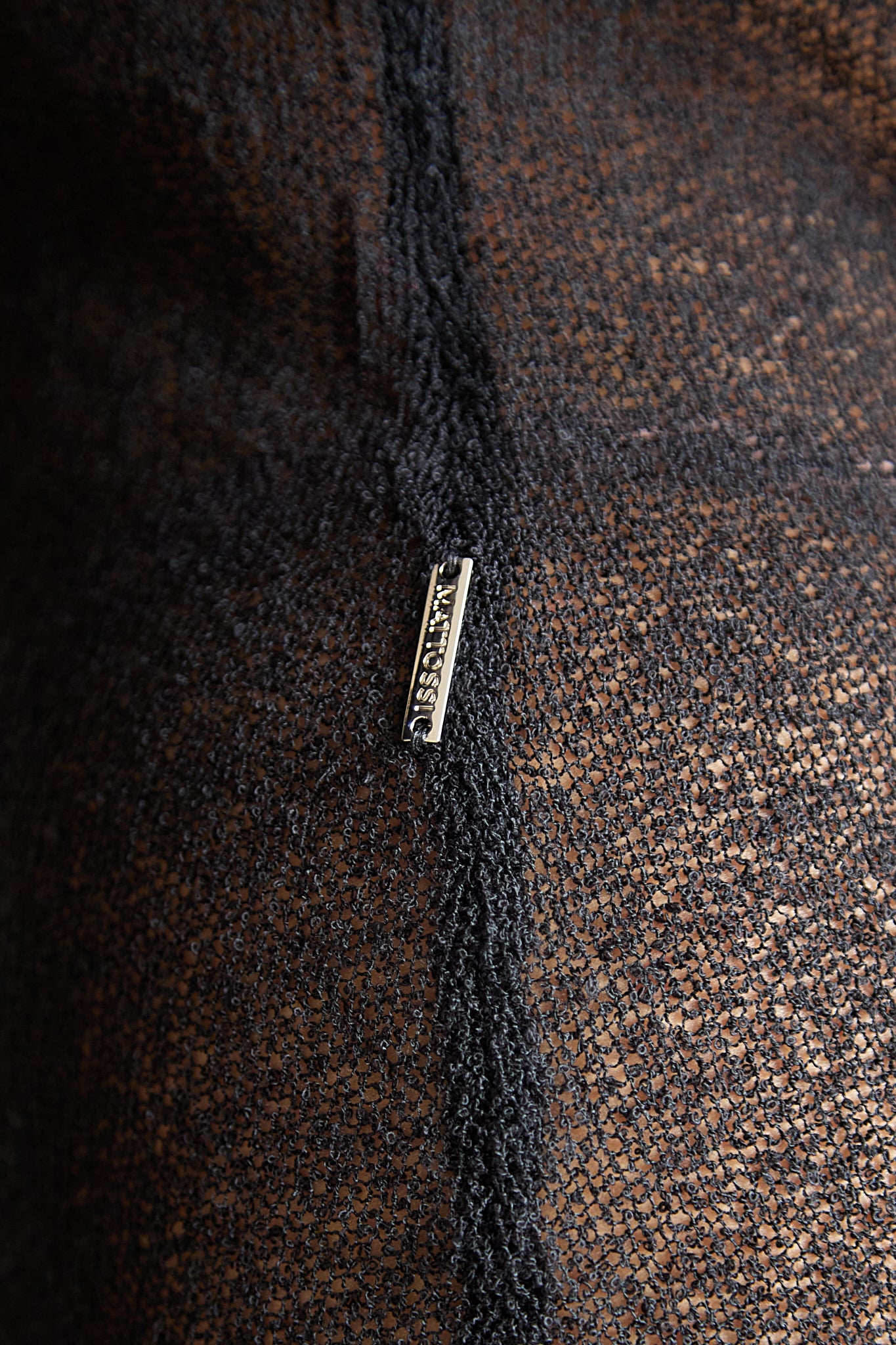 Sheer Knit Cover-Up Dress - Black